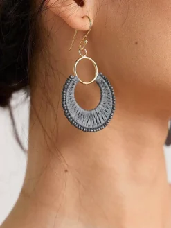Seasalt Cornwall Jewellery<Arum Beaded Drop Earrings Teague Heron