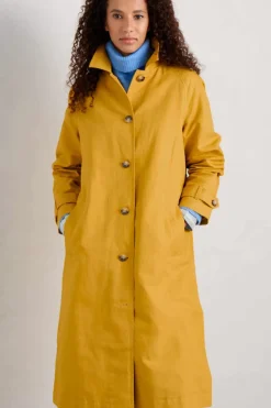 Seasalt Cornwall Coats & Jackets<Boscastle Organic Cotton Mac Dark Dijon