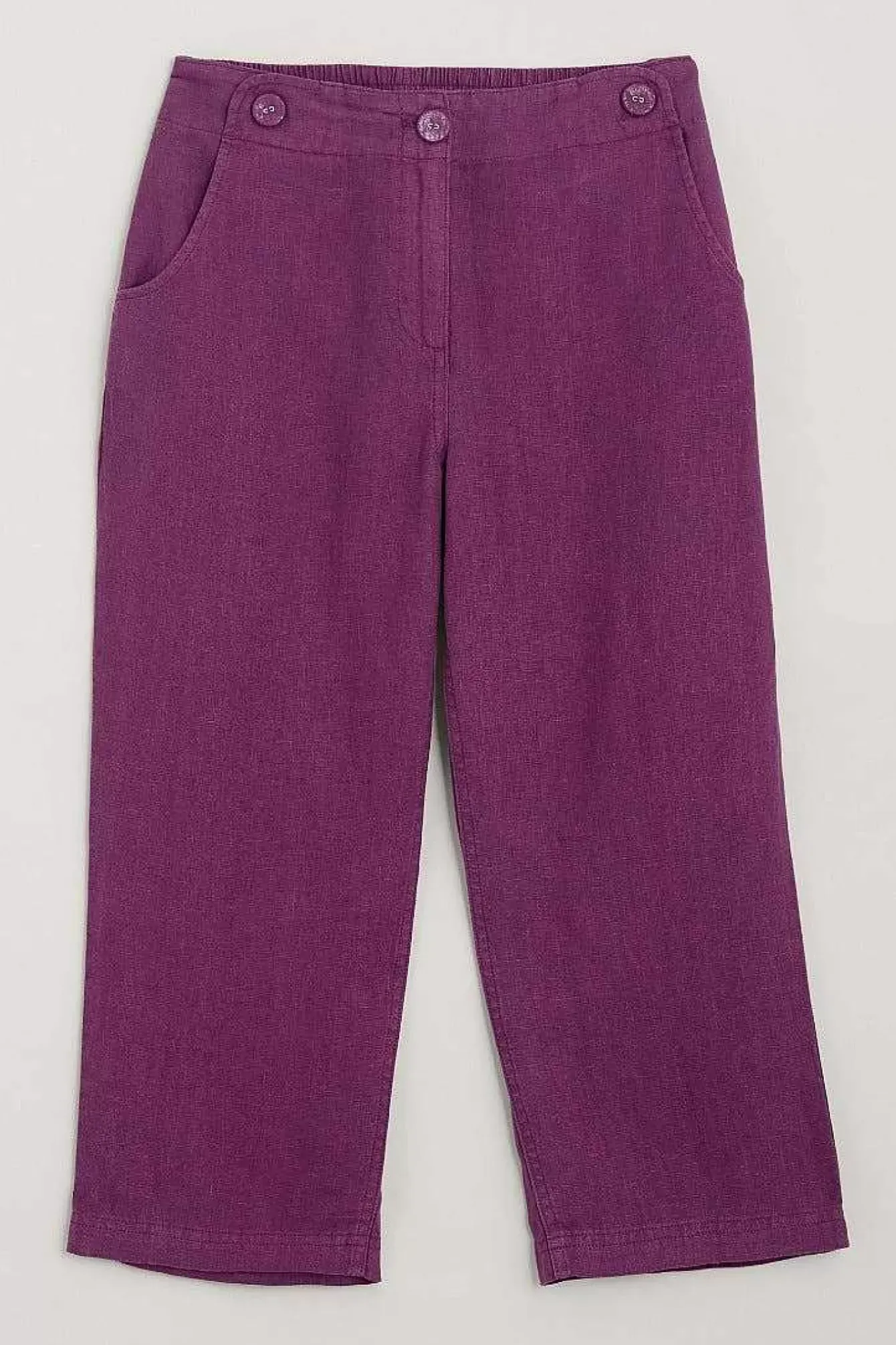 Seasalt Cornwall Trousers & Shorts<Brawn Point Crops Cassis
