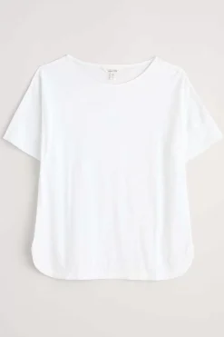 Seasalt Cornwall Tops<Bryher View Organic Cotton Boat Neck T-Shirt (Gots) Salt