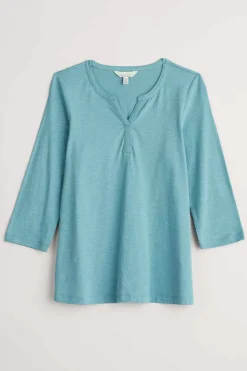 Seasalt Cornwall Tops<Carlyon Organic Cotton Top (Gots) Enamel