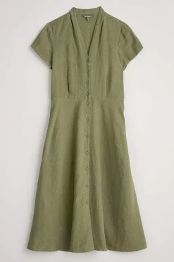 Seasalt Cornwall Dresses<Carved Wood Midi Dress Cypress