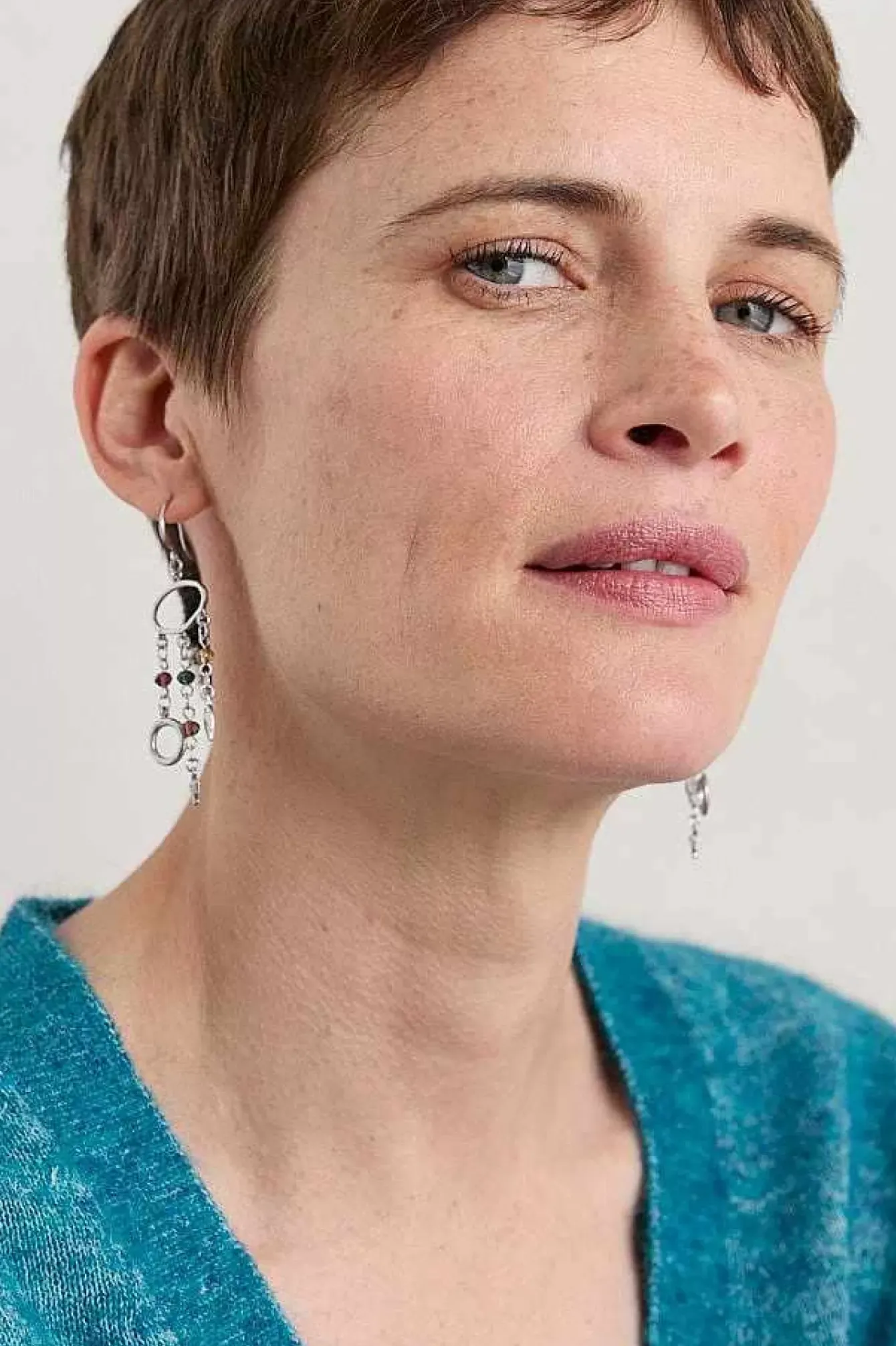 Seasalt Cornwall Jewellery<Chy Silver Tone Charm Earrings Pictoral Grain Mix