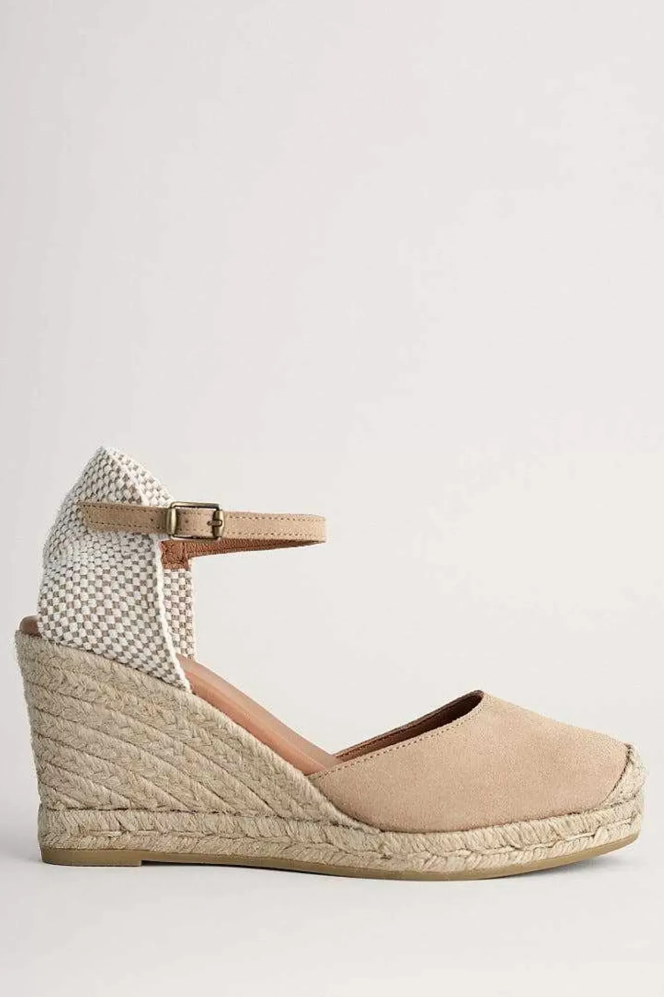 Seasalt Cornwall Shoes<Cloud Bloom Wedge Espadrilles Pale Tan