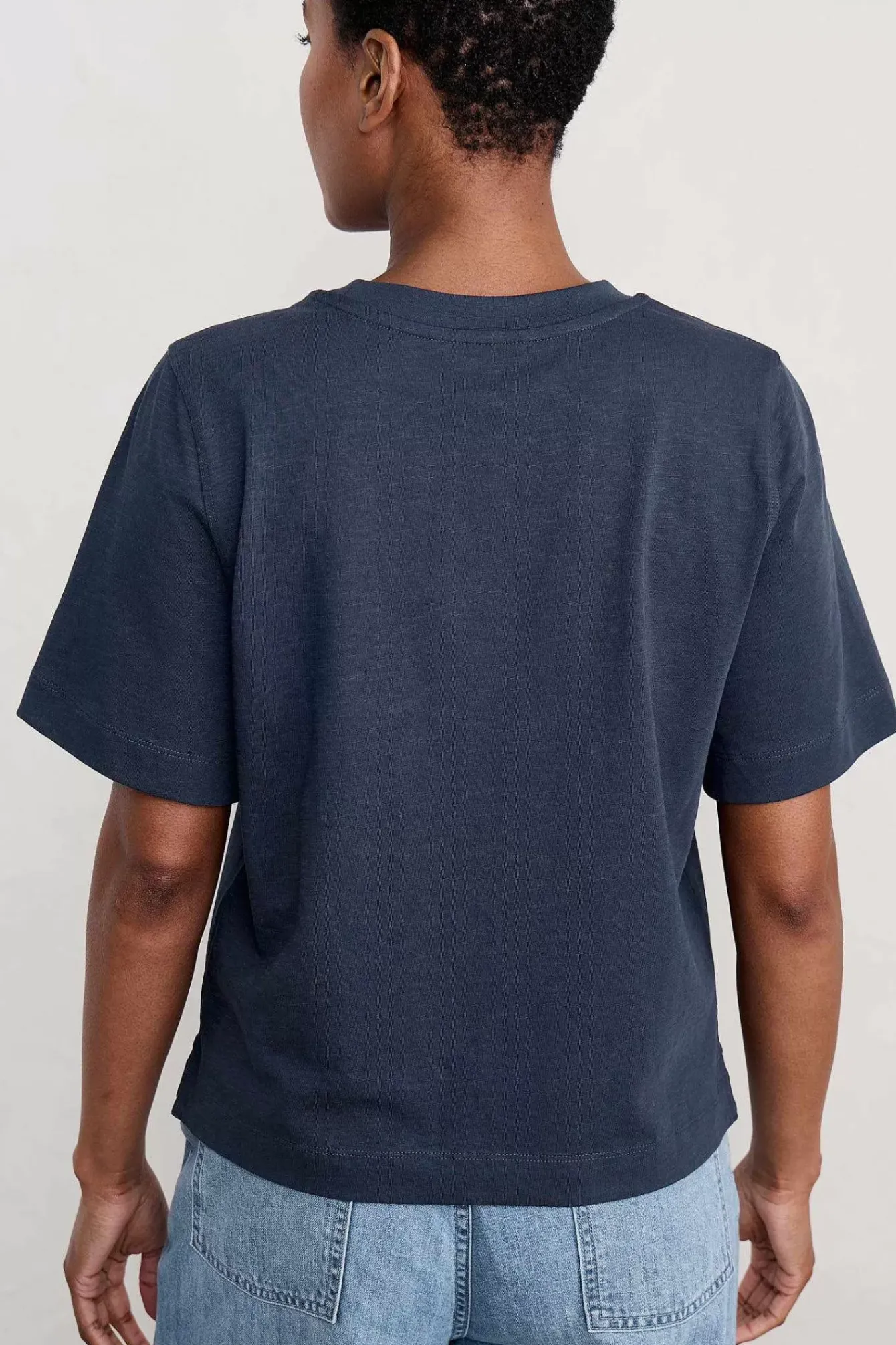 Seasalt Cornwall Tops<Copseland Organic Cotton T-Shirt (Gots) Maritime