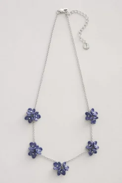 Seasalt Cornwall Jewellery<Corsage Flower Chain Necklace Lupin Mix