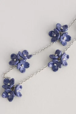 Seasalt Cornwall Jewellery<Corsage Flower Chain Necklace Lupin Mix