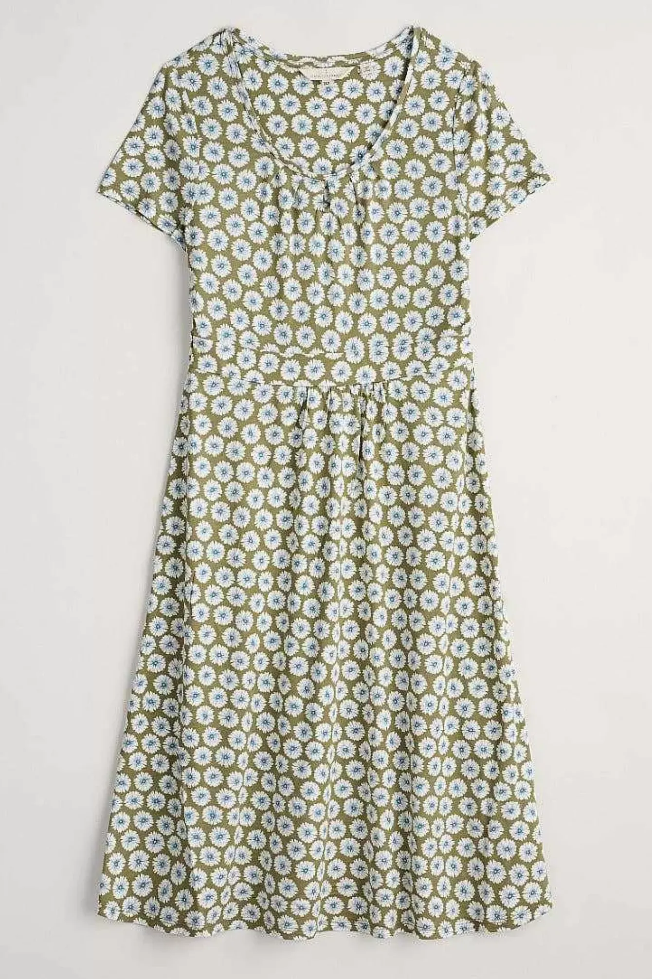 Seasalt Cornwall Dresses<Crebawthan Jersey Dress Sea Daisy Cut Stem