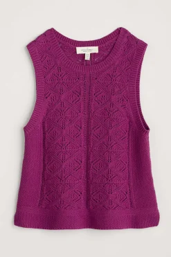 Seasalt Cornwall Knitwear<Doe Path Knitted Vest Cordial