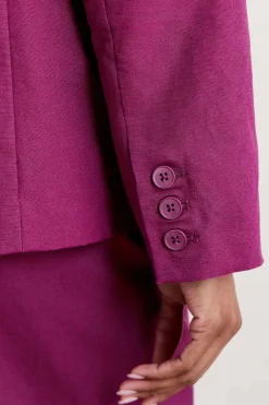 Seasalt Cornwall Coats & Jackets<Erica Linen Blend Blazer Cassis