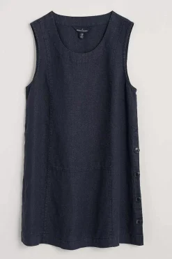 Seasalt Cornwall Tops<Foredune Linen Vest Maritime