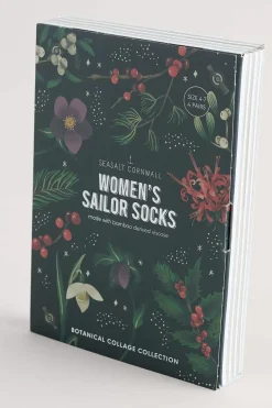 Seasalt Cornwall Socks & Tights<Gift Box Of 4 Women's Sailor Socks Wing Petal Mix