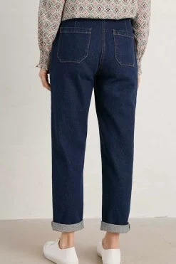 Seasalt Cornwall Trousers & Shorts<Hallworthy Jeans Dark Rinse Wash
