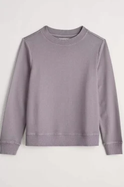 Seasalt Cornwall Tops<Hawkmoth Organic Cotton Sweatshirt Grape Thistle