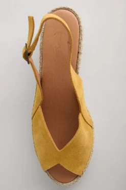 Seasalt Cornwall Shoes<Hazy Dawn Low Heel Suede Espadrilles Sienna