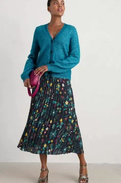 Seasalt Cornwall Skirts<Heatherbank Midi Skirt Botanical Sampler Onyx