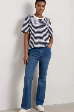 Seasalt Cornwall Trousers & Shorts<Highmore Bootcut Jeans Mid Wash