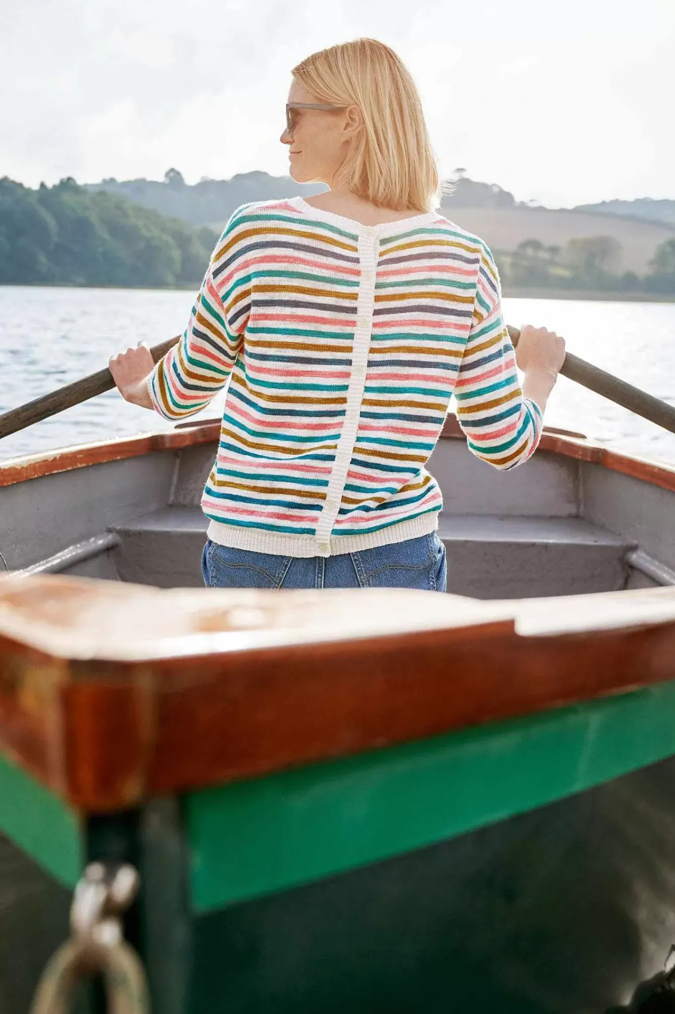 Seasalt Cornwall Knitwear<Knavock Striped Jumper Mini Cornish Helford Multi