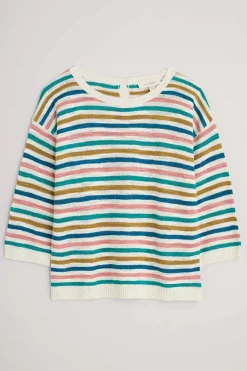 Seasalt Cornwall Knitwear<Knavock Striped Jumper Mini Cornish Helford Multi