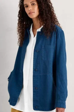 Seasalt Cornwall Tops<Lavant Mor Organic Cotton Shirt Salt
