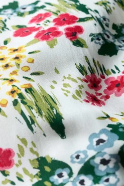 Seasalt Cornwall Skirts<Lethlean Pleated Maxi Skirt Painterly Field Chalk