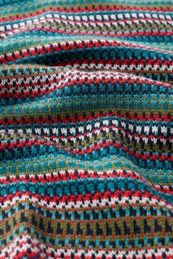 Seasalt Cornwall Knitwear<Little Grebe Fair Isle Vest Paving Path Seaway Multi