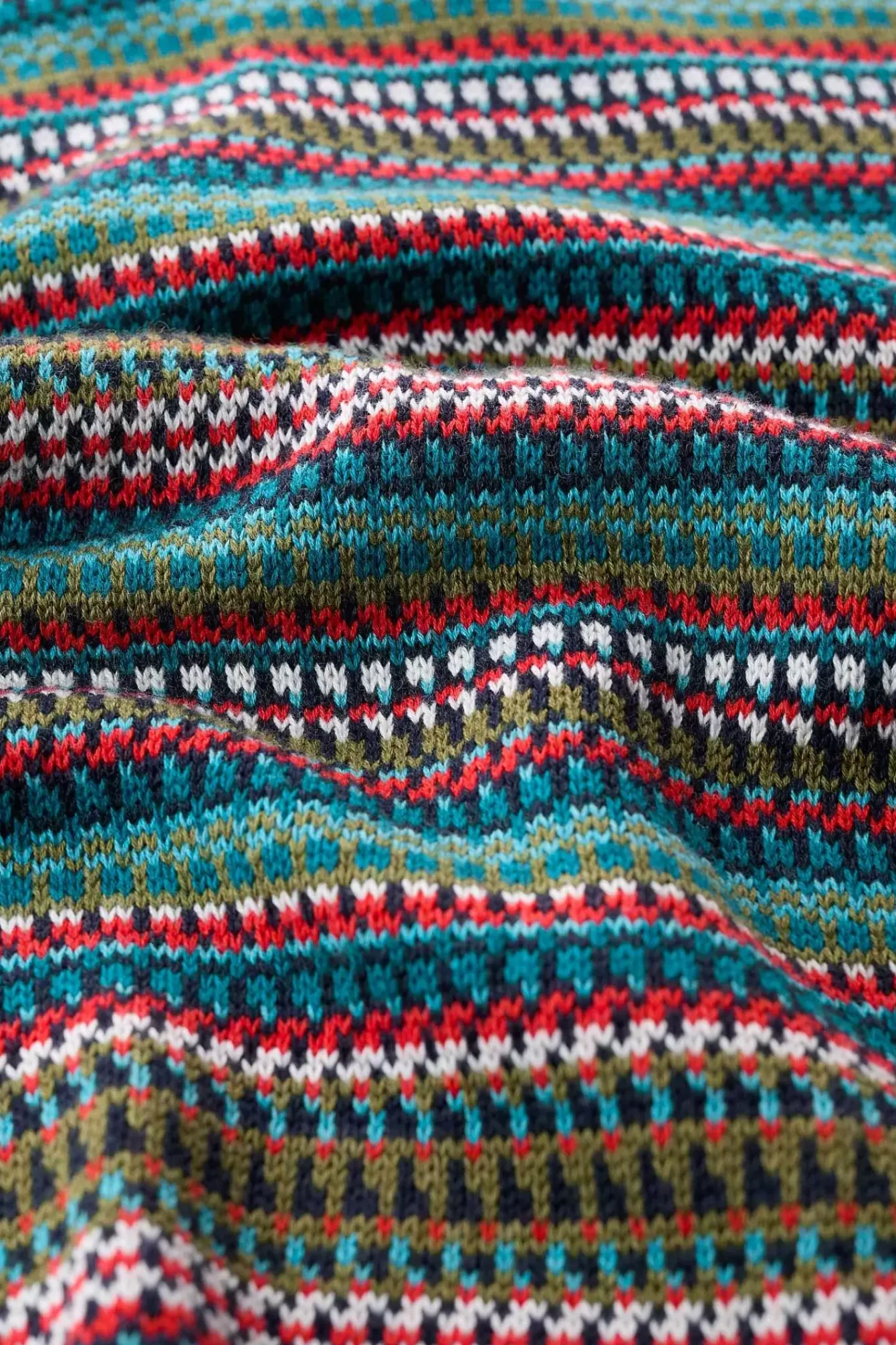 Seasalt Cornwall Knitwear<Little Grebe Fair Isle Vest Paving Path Seaway Multi