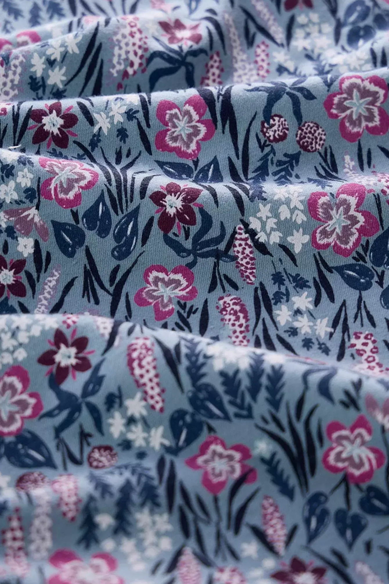 Seasalt Cornwall Tunics<Long Sight Jersey Tunic Floral Moor Enamel