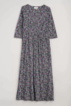 Seasalt Cornwall Dresses<Maggie Maxi Dress (Gots) Floral Moor Maritime