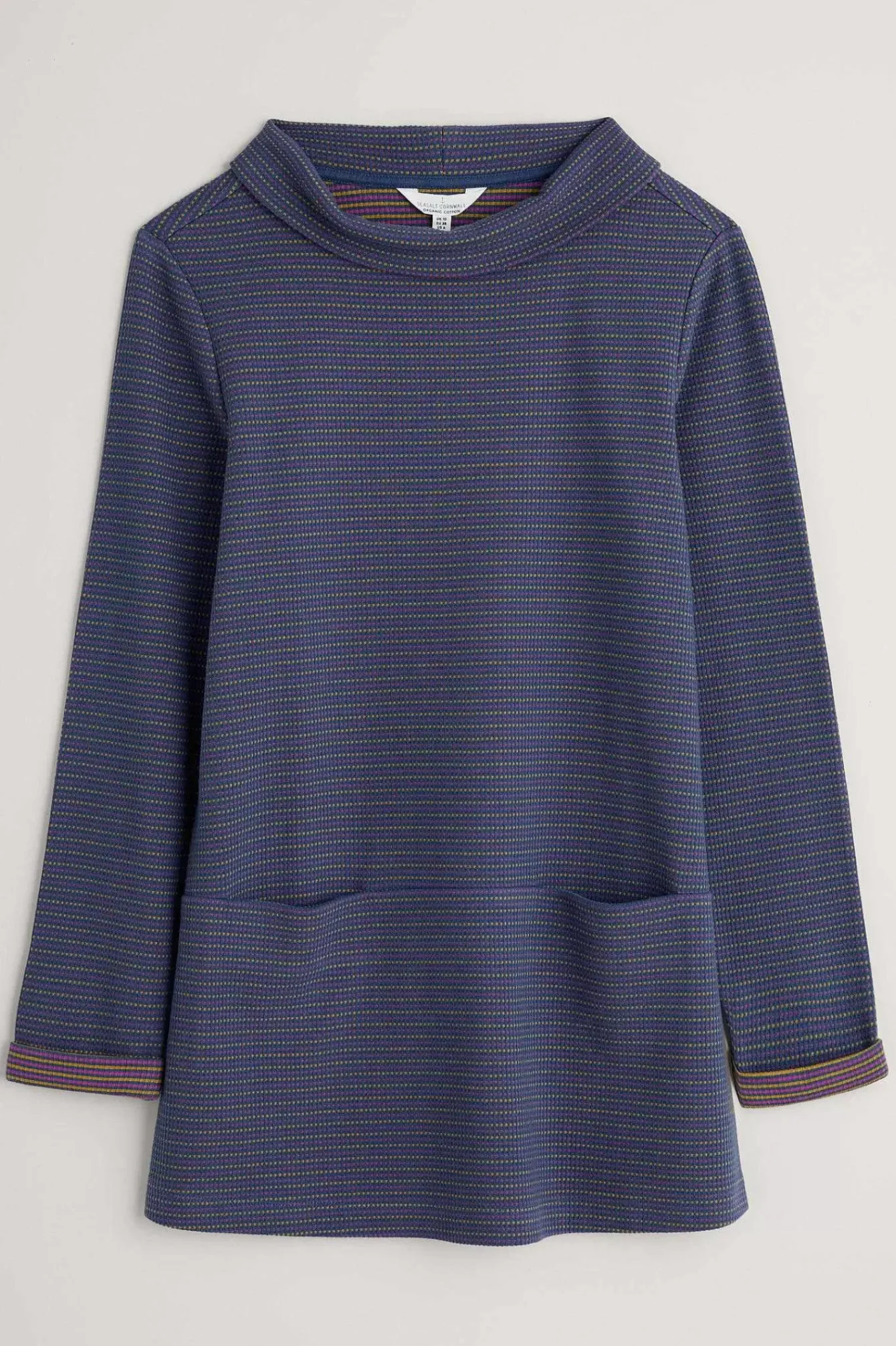 Seasalt Cornwall Tunics<Mawgan Porth Jersey Tunic Drop Stone Squall Buddleia