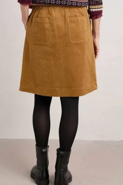 Seasalt Cornwall Skirts<May's Rock Skirt Grain