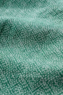 Seasalt Cornwall Shirts<Men's Anthony Printed Linen Shirt Sewn Geo Hepworth Green