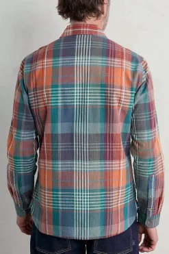 Seasalt Cornwall Tops & T-Shirts<Men's Banyan Checked Cotton Shirt Gladsome Mallow