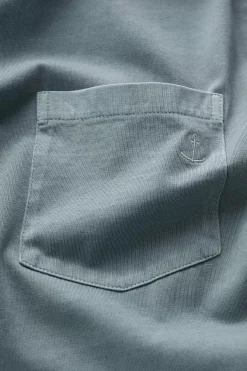 Seasalt Cornwall Tops & T-Shirts<Men's Carreck Pigment-Dyed T-Shirt Light Wade