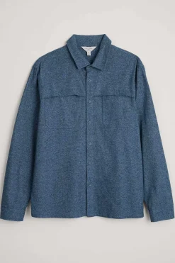 Seasalt Cornwall Tops & T-Shirts<Men's Chandlery Flannel Overshirt Squall