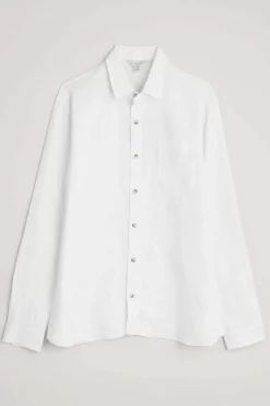 Seasalt Cornwall Tops & T-Shirts<Men's Curator Linen Shirt Salt