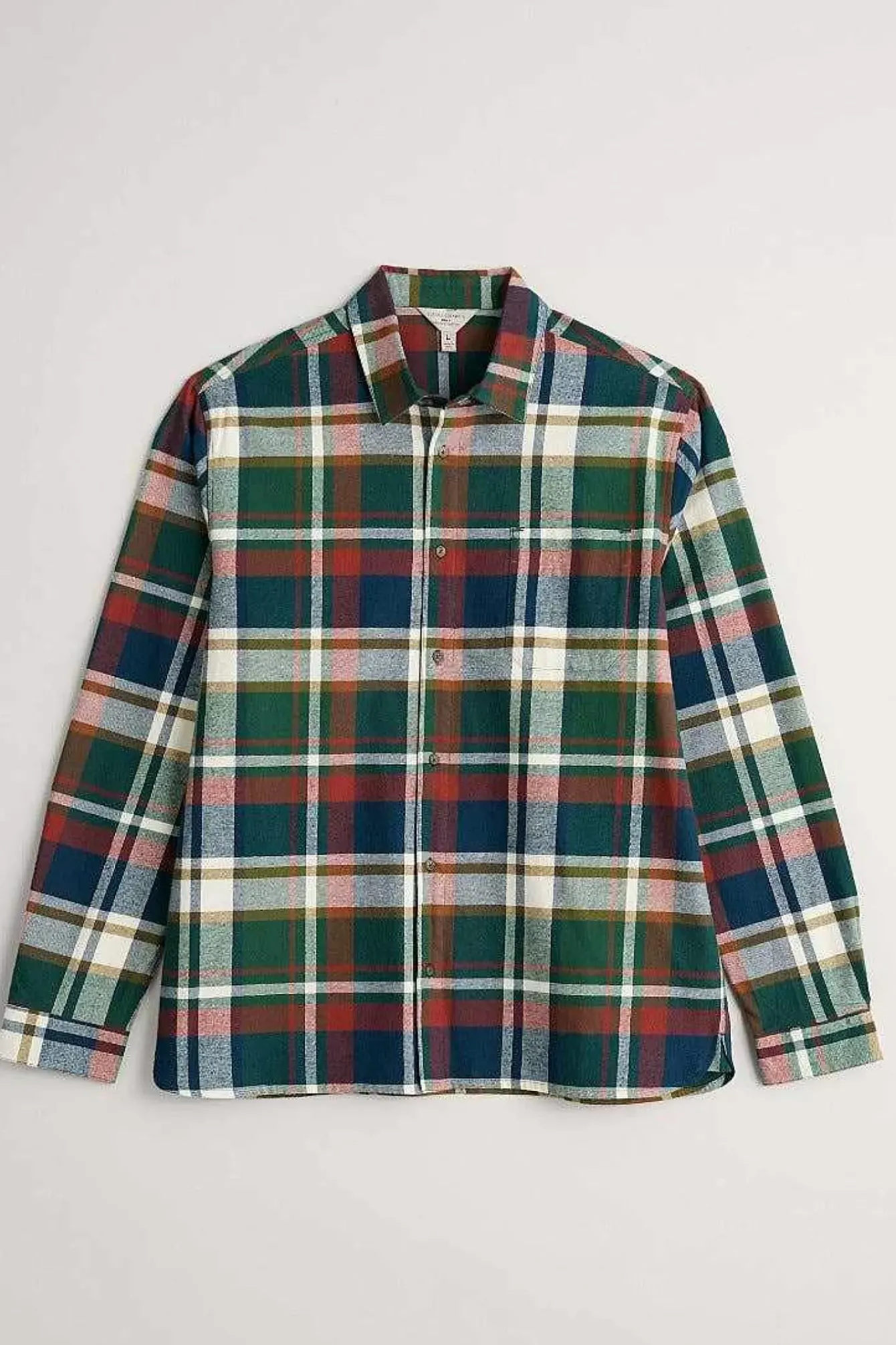 Seasalt Cornwall Tops & T-Shirts<Men's Fathomer Checked Shirt Rhythm Multi
