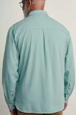 Seasalt Cornwall Tops & T-Shirts<Men's Jackdaw Cotton Twill Shirt (Gots) Sardine