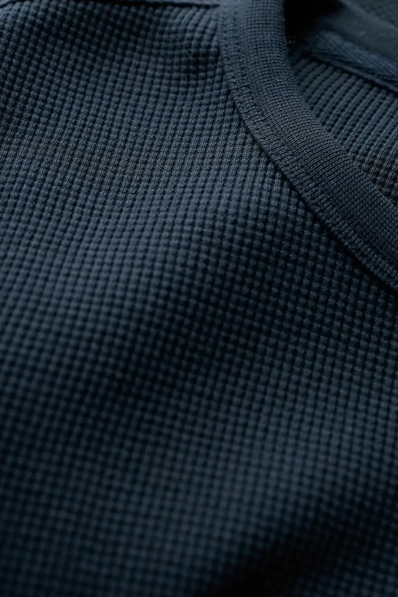 Seasalt Cornwall Tops & T-Shirts<Men's Jackline Waffle Jersey Top Inkwell