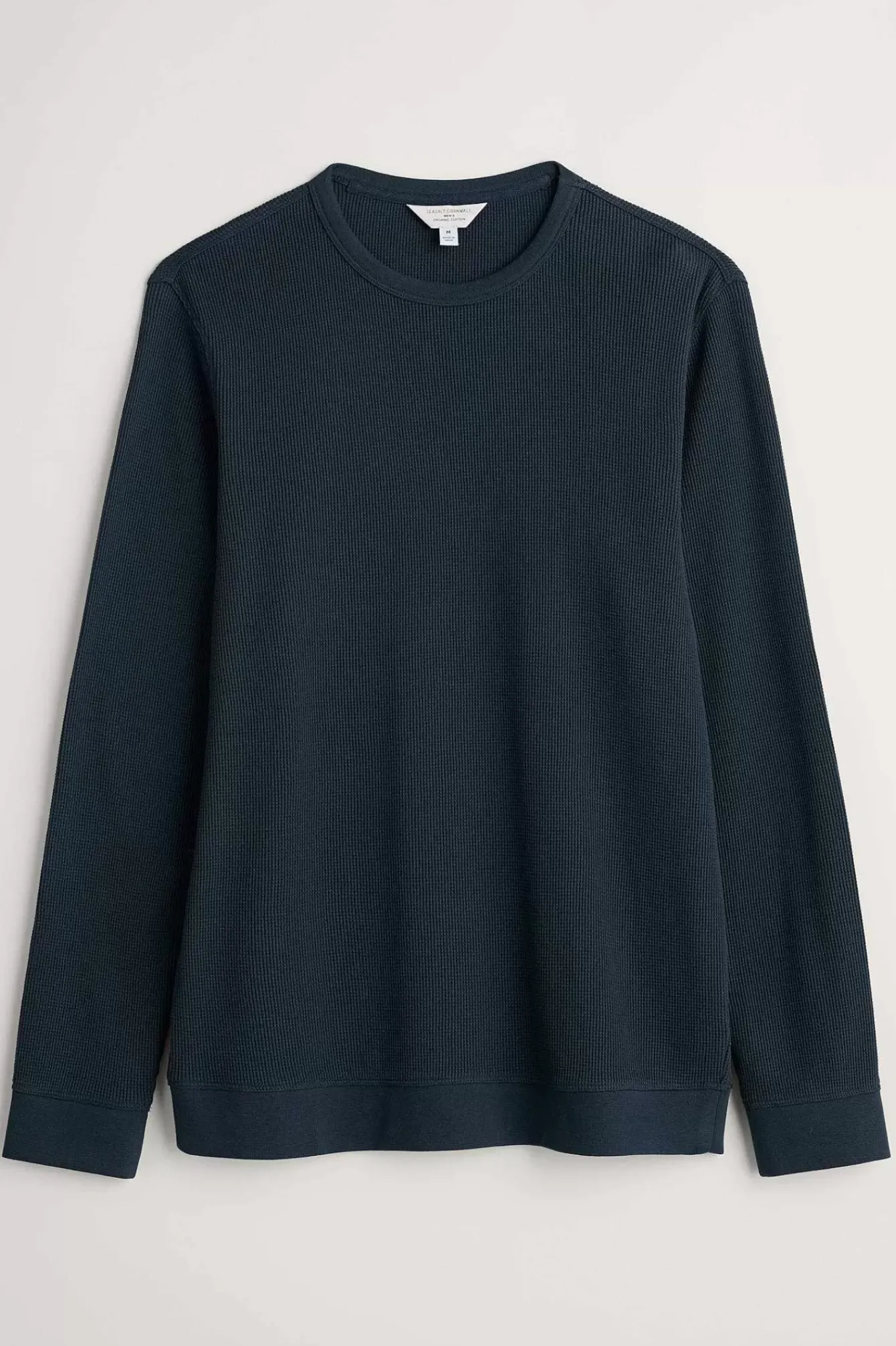 Seasalt Cornwall Tops & T-Shirts<Men's Jackline Waffle Jersey Top Inkwell