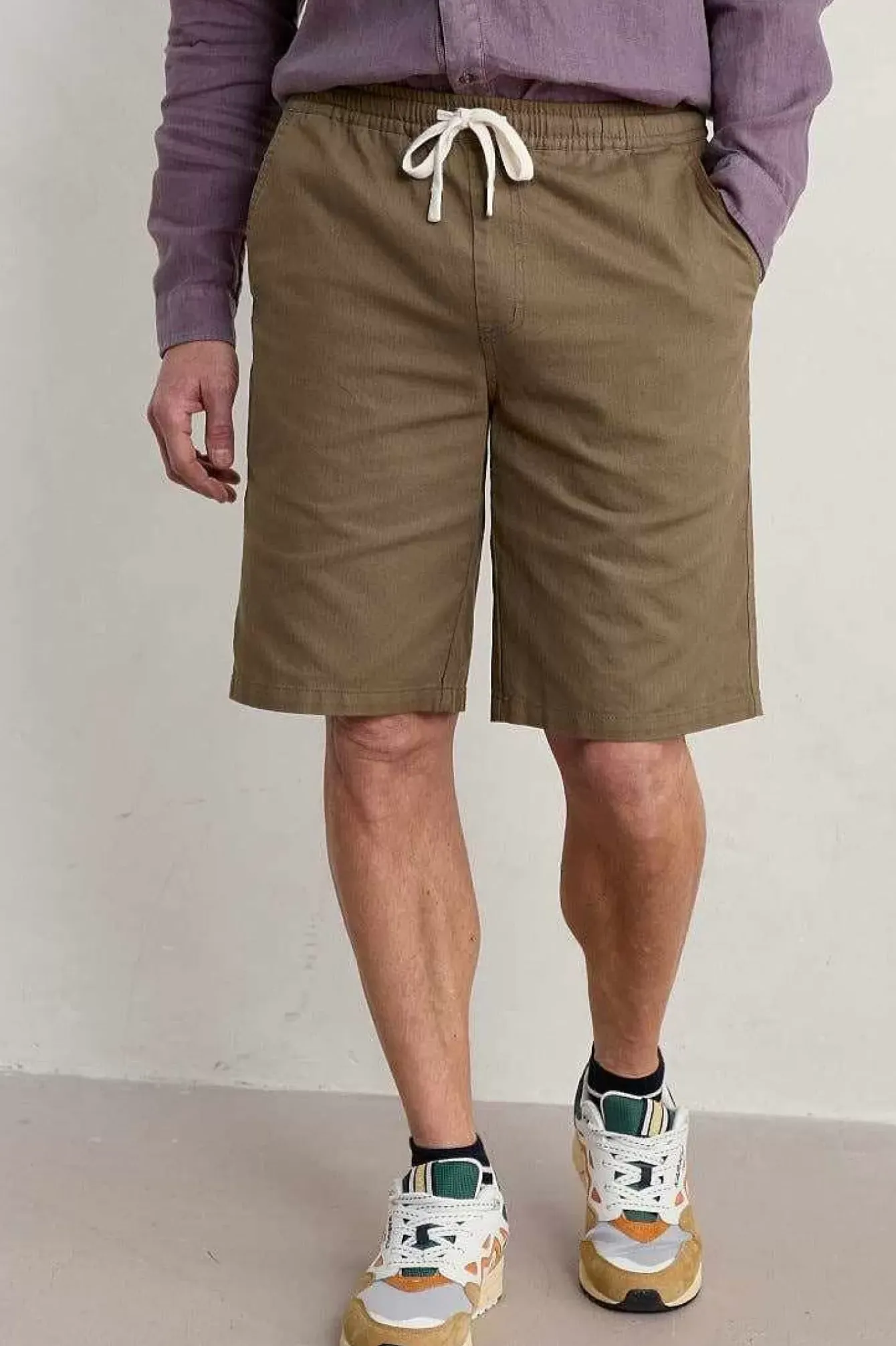 Seasalt Cornwall Trousers & Shorts<Men's Lighterman Organic Cotton Shorts Gully