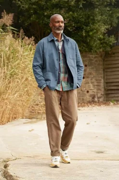 Seasalt Cornwall Coats & Jackets<Men's Organic Cotton Canvas Tompot Jacket Blue Sail