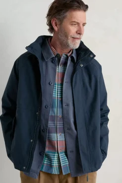 Seasalt Cornwall Coats & Jackets<Men's Sea Edge Waterproof Coat Squid Ink