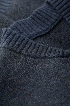 Seasalt Cornwall Knitwear<Men's Thresher Knitted Cardigan Matchbook Sea Cave