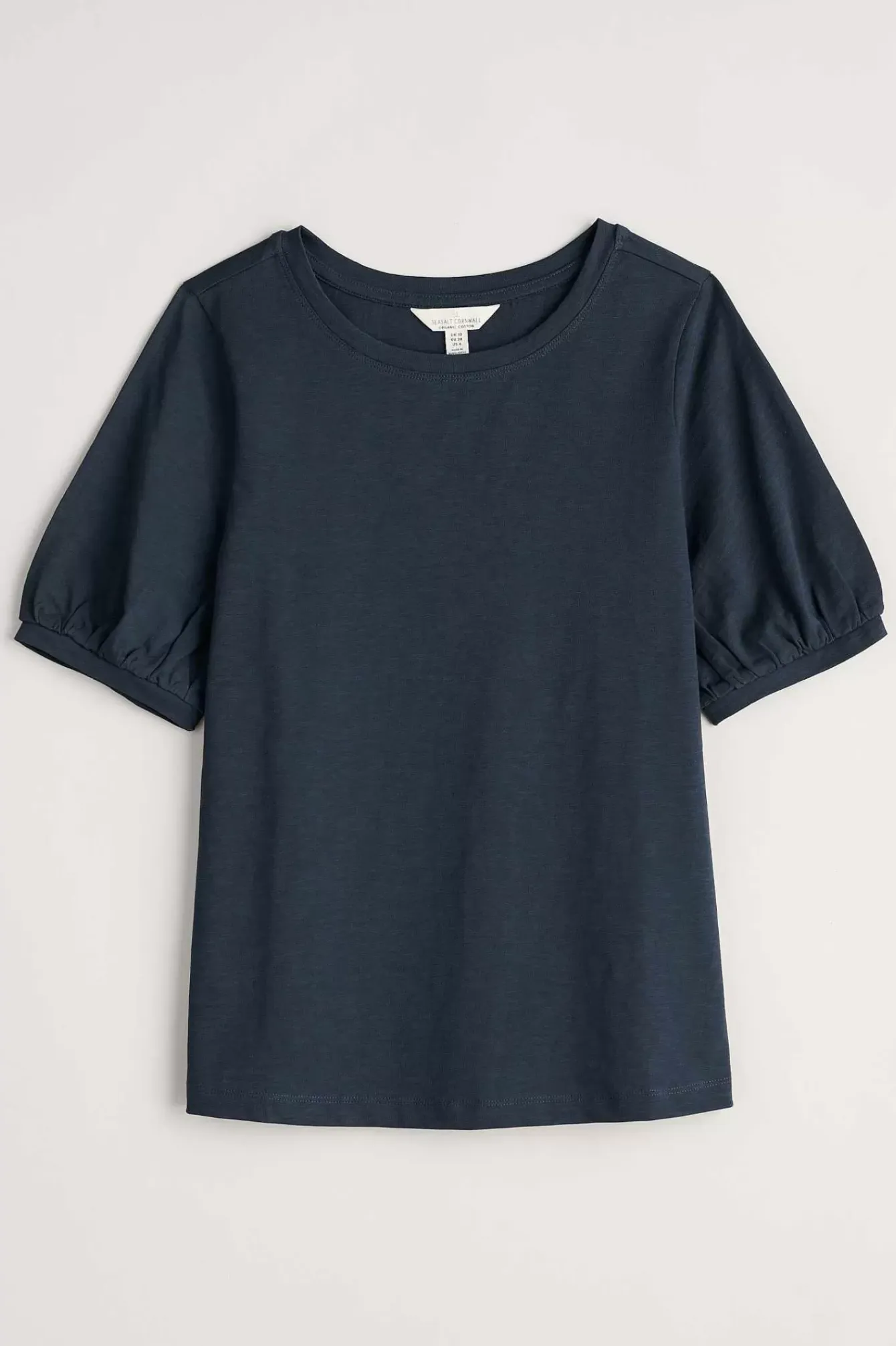Seasalt Cornwall Tops<Oleander Blouson Sleeve T-Shirt (Gots) Maritime