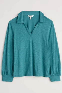 Seasalt Cornwall Tops<Owles Point V-Neck Jersey Shirt Wreckage