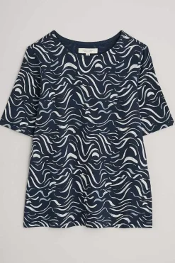 Seasalt Cornwall Tops<Poisson Jersey Top (Gots) Tide Lines Maritime