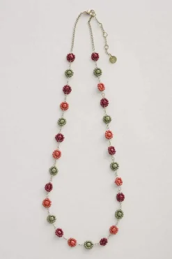 Seasalt Cornwall Jewellery<Polyantha Floral Bead Necklace Crab Shell Mix