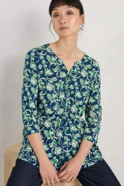 Seasalt Cornwall Tops<Risso Jersey Top Cyclamen Marine
