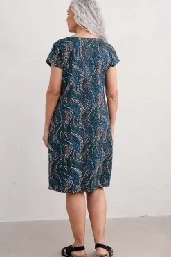 Seasalt Cornwall Dresses<River Cove Shift Dress River Spot Maritime